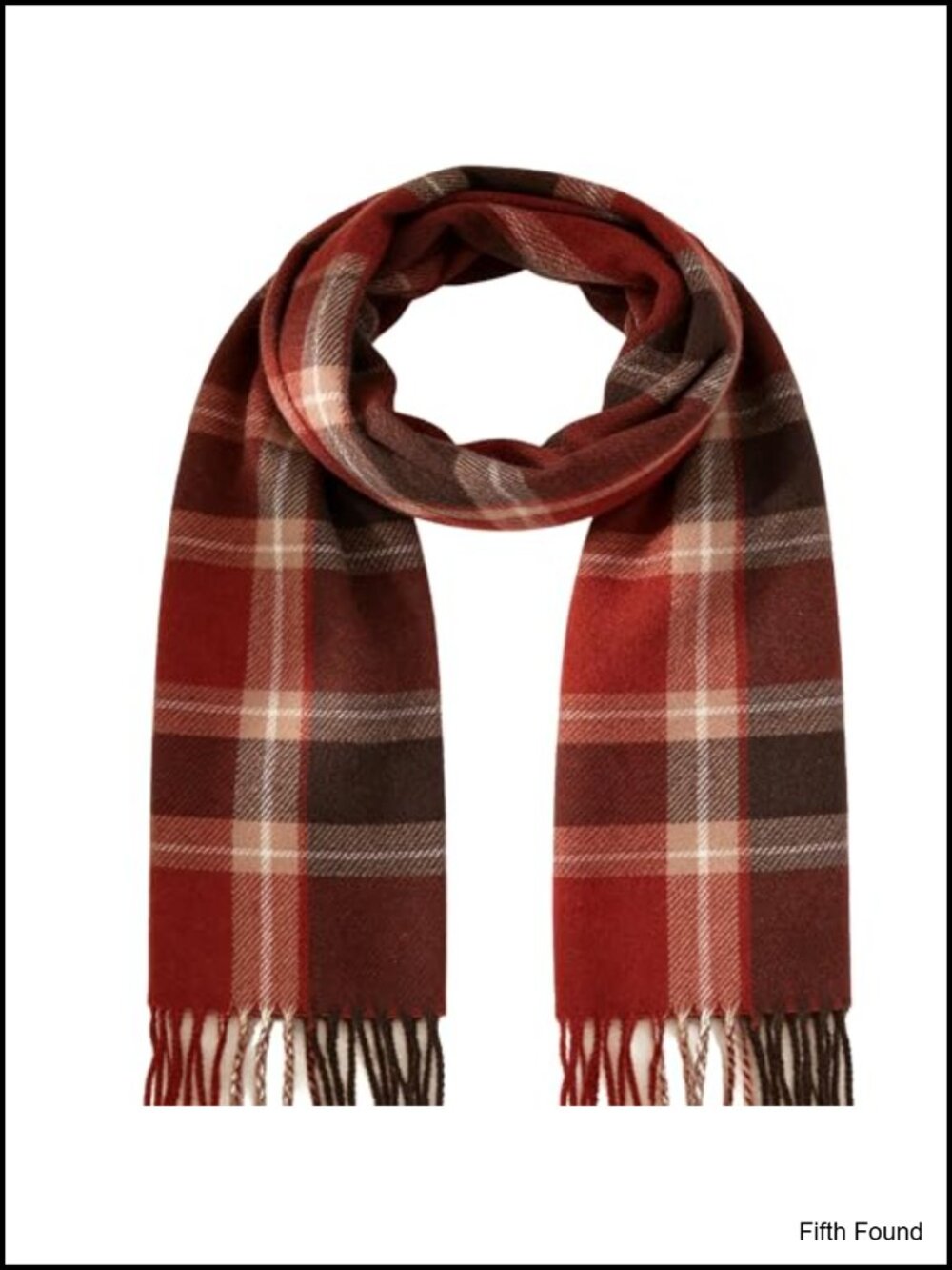 Tartan Plaid Scarf Soft Polyester Blend 78x14 Inch Tassel Unisex Winter Wrap